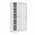 ITALFROM Armadio Metallico da Ufficio con Ripiani Regolabili, 120x45x250 cm, Consegna in 30 Giorni