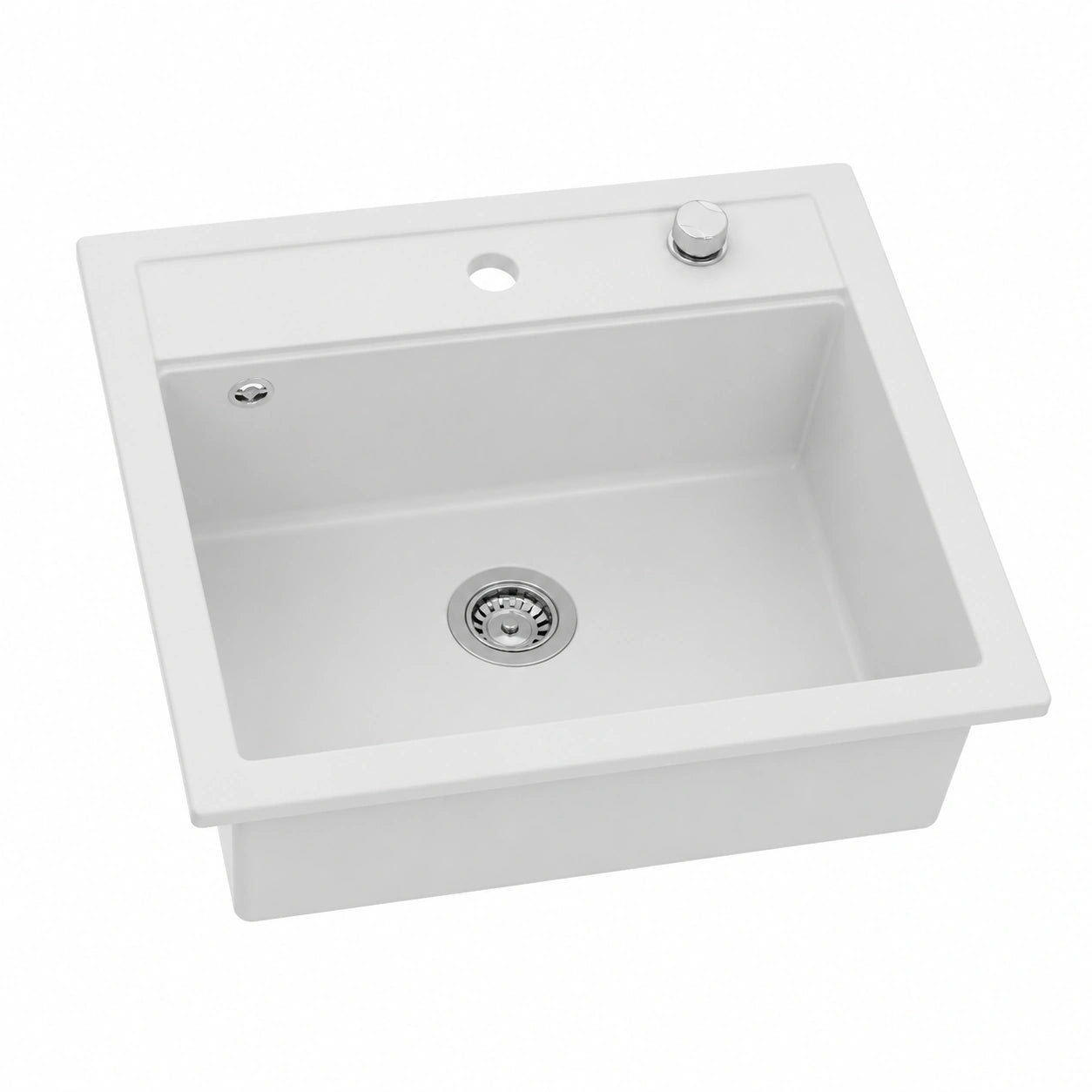 Lavello da Cucina Bergström Tesa, Bianco, 49 x 51 cm