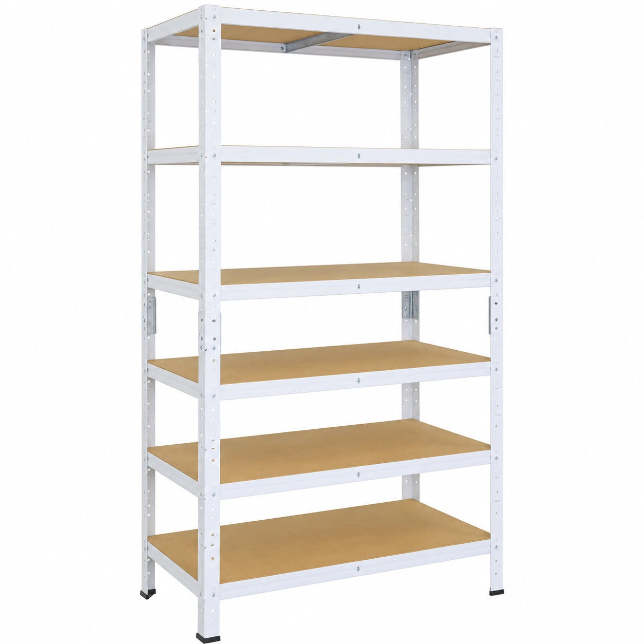 Scaffale Metallo Robusto 230x80x30cm per Garage con 6 Ripiani, 145kg a Ripiano