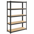 Scaffale in Metallo Regolabile 5 Ripiani 875 kg Carico Pesante, 180x120x45 cm