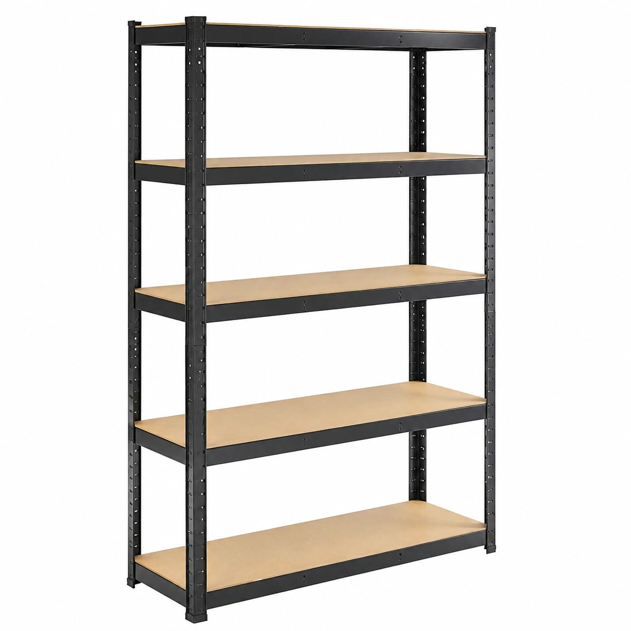 Scaffale in Metallo Regolabile 5 Ripiani 875 kg Carico Pesante, 180x120x45 cm