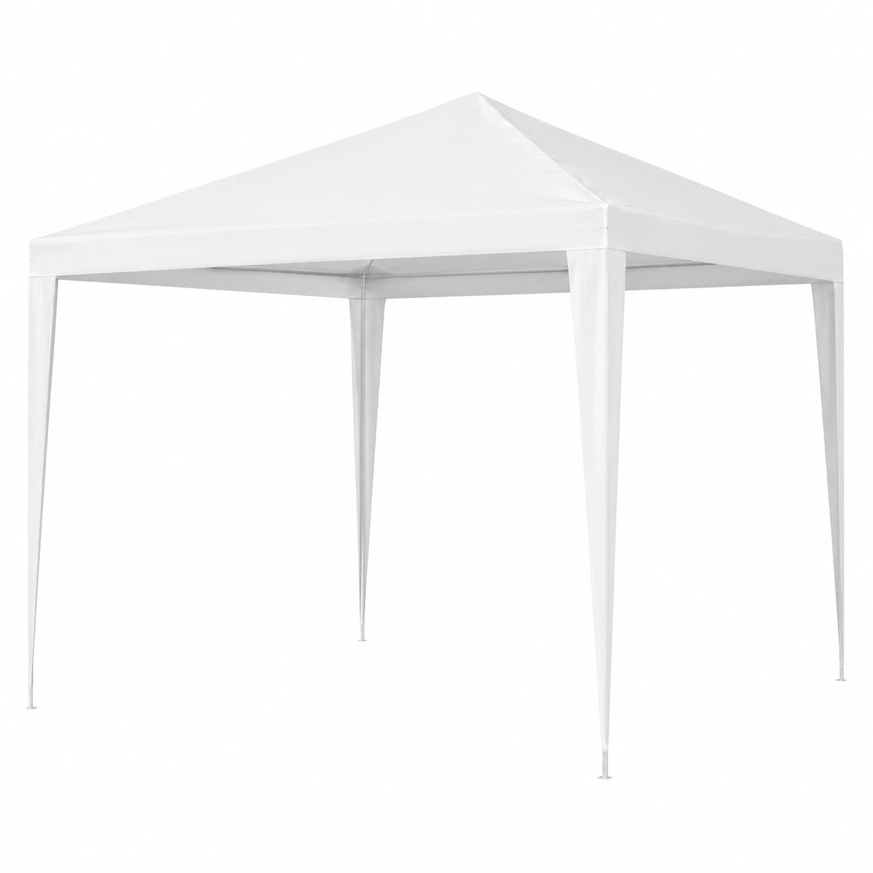 Gazebo da Giardino 3x4m Bianco Resistente all'Acqua e UV in Acciaio Antiruggine