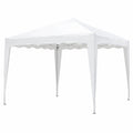 Gazebo Pieghevole 3x3 per Giardino, Struttura Automatica Richiudibile, Bianco