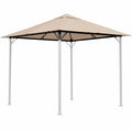 Copertura Gazebo in Poliestere 3x3m, Sabbia Anticata, Impermeabile